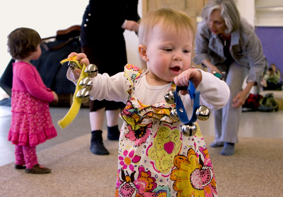 Children Enjoying Music Class